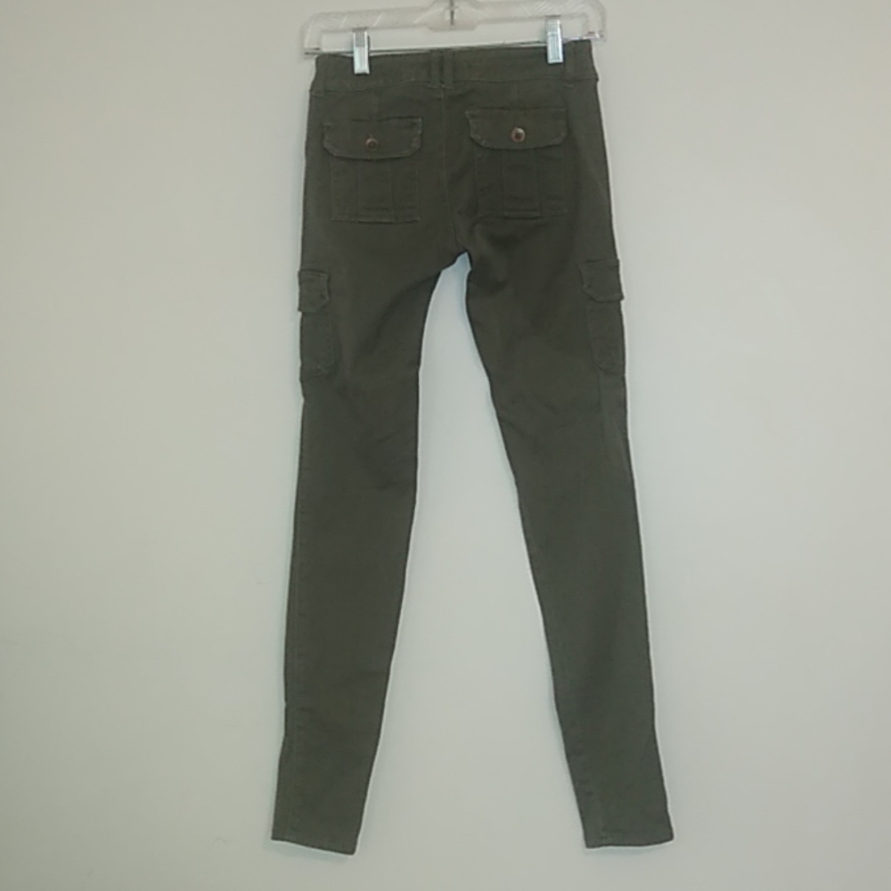 Olive Green cargo pants - Picture 2 of 4